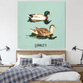 Ducks mallards leinwanddruck (Insitu (Schlafzimmer))