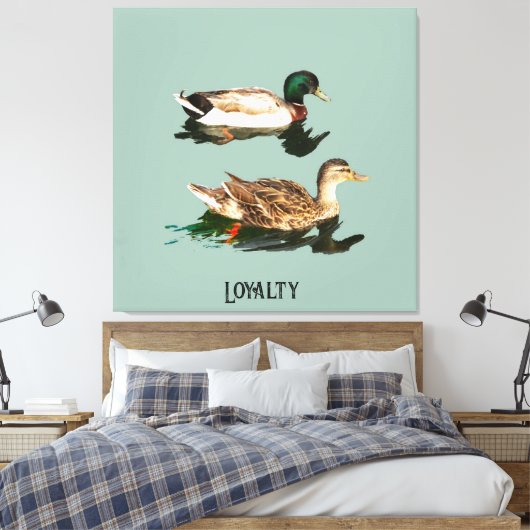 Ducks mallards leinwanddruck (Insitu (Schlafzimmer))