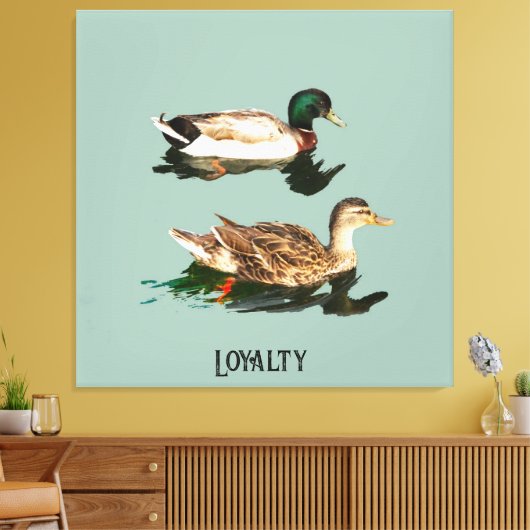 Ducks mallards leinwanddruck (Insitu (Wohnzimmer))