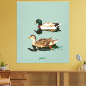 Ducks mallards leinwanddruck (Insitu (Wohnzimmer))