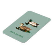 Ducks mallards magnet (Linke Seite)