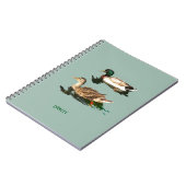 Ducks mallards notizblock (Linke Seite)