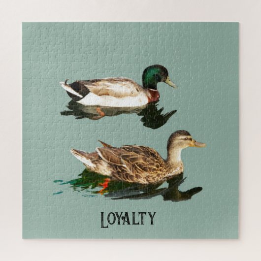 Ducks mallards puzzle (Vertikal)