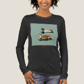 Ducks mallards Tri-Blend shirt (Vorderseite)