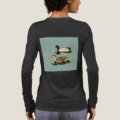 Ducks mallards Tri-Blend shirt (Rückseite)