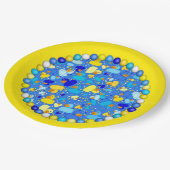 Ducks-n-Dots-Style-3-PAPIERPLATE 2 Pappteller (Schrägansicht)