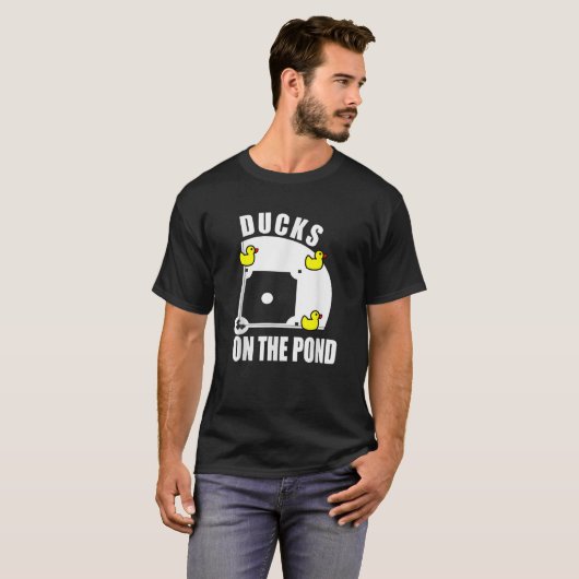Ducks on the Pond Baseball T-Shirt (Vorne ganz)