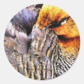 DUCKS RUNDER AUFKLEBER (Vorderseite)