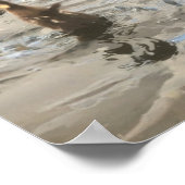 Ducks Swimming Poster (Ecke)