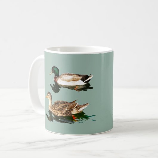 Ducks Throw Blanket Kaffeetasse (Vorderseite Links)