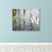 Ducks Watercolor Leinwanddruck (Insitu (Holzboden))
