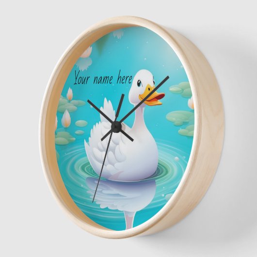 Ducksäulenuhr, 27,3 cm quadratisch uhr (Winkel)