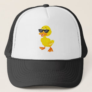 Ducksunglashe Gelb süßes Geschenk für Kinder Kind Truckerkappe