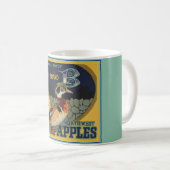 Duckwall-Äpfel-Tasse Kaffeetasse (VorderseiteRechts)