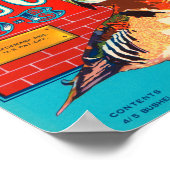 Duckwall Hood River Peers Vintag Crate Label Poster (Ecke)