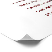 Duckworth (Bedeutung) Poster (Ecke)