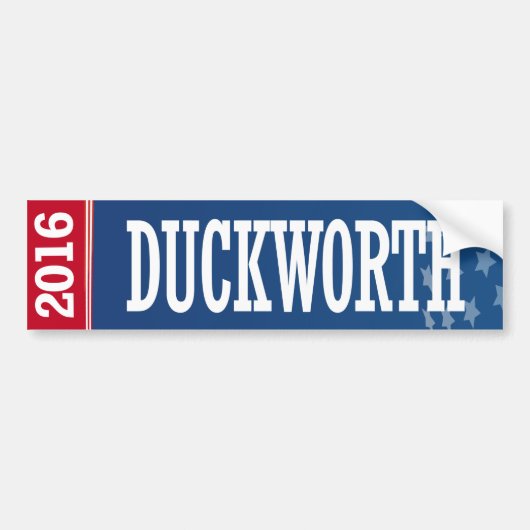 Duckworth - Tammy Duckworth 2016 Autoaufkleber (Vorne)
