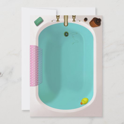 Ducky Babyparty-Einladungen Einladung (Vorderseite)