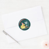 Ducky Birthday Runder Aufkleber (Umschlag)