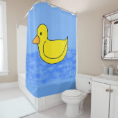 Ducky Blue Duschvorhang (Beispiel)