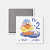 Ducky Boy 2. Magnet (Vorderseite/Rückseite)