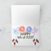 Ducky Celebration für den 4. Juli Karte (Innenseite)