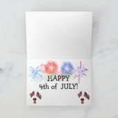 Ducky Celebration für den 4. Juli Karte (Innenseite)