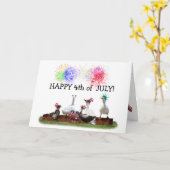 Ducky Celebration für den 4. Juli Karte (Gelbe Blume)