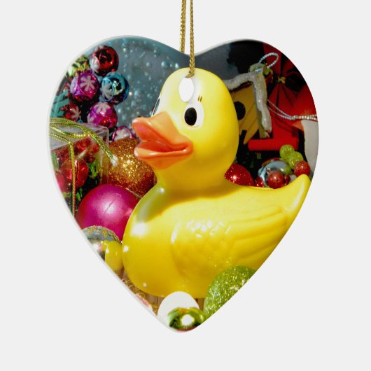 Ducky Christmas I Keramik Ornament (Rechts)