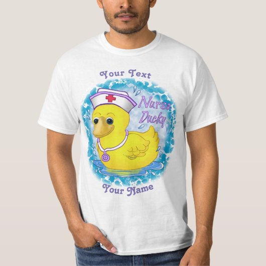 Ducky Custom Nurse T - Shirt (Vorderseite)