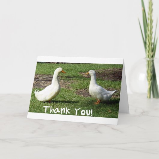 Ducky Danke, Card Dankeskarte (Vorderseite)