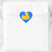 Ducky Duck Heart Sticker (Tasche)