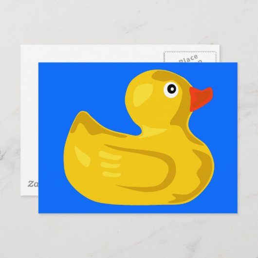 Ducky Duck Postkarte (Vorne/Hinten)