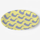 Ducky Duck Yellow 9" Pappteller (Schrägansicht)