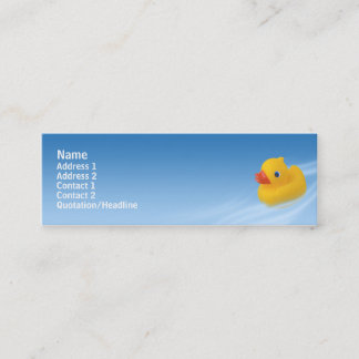 Ducky - dünn mini visitenkarte