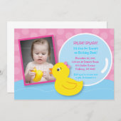 Ducky Einladung (Vorne/Hinten)