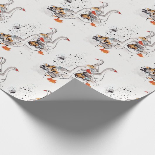 Ducky Ente Geschenkpapier (Ecke)