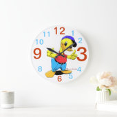 Ducky Große Wanduhr (Zuhause)