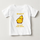 Ducky Gummiprogrammierung Baby T-shirt (Vorderseite)