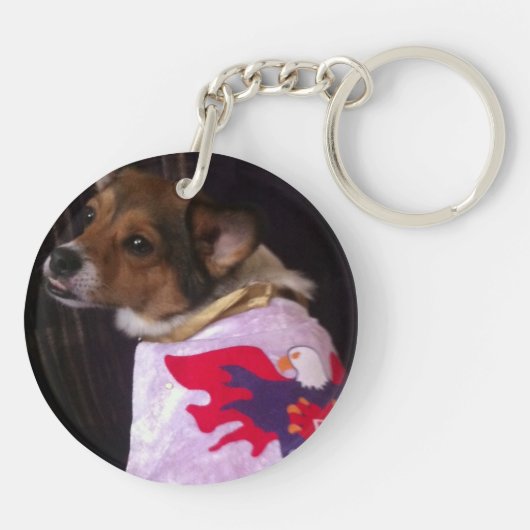 Ducky Hundedoppelseitige Schlüsselkette Schlüsselanhänger (Rückseite)