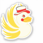 Ducky, König der Dämonen Aufkleber (Vorderseite)