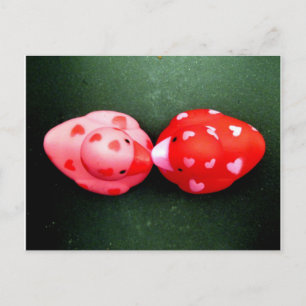Ducky Liebe Postkarte