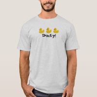 DUCKY mit 3 gelben Gummienten in Folge
