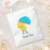 Ducky mit Umbrella Danke Geschenktütchen (Ausgeschnitten)