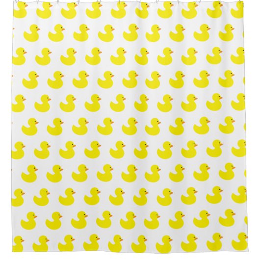 Ducky Muster-Gummiduschvorhang Duschvorhang (Vorderseite)
