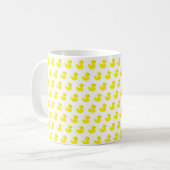 Ducky Muster-Kaffee-GummiTasse Kaffeetasse (Vorderseite Links)