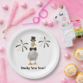 Ducky New Year Pappteller (Party)