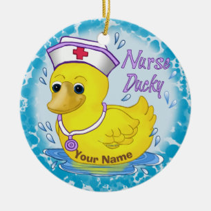Ducky niedlich Krankenschwester Keramikornament