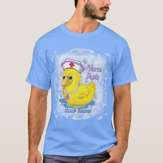Ducky niedlich Krankenschwester T-Shirt (Vorderseite)
