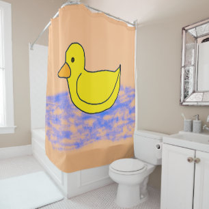 Ducky Pink Duschvorhang